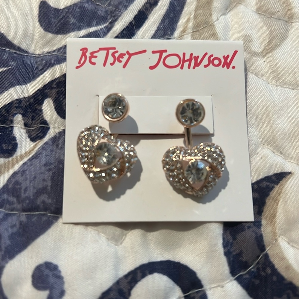 New Betsy Johnson earrings